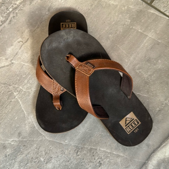 Reef Brown Flip Flops - 13C/1Y - Picture 1 of 5